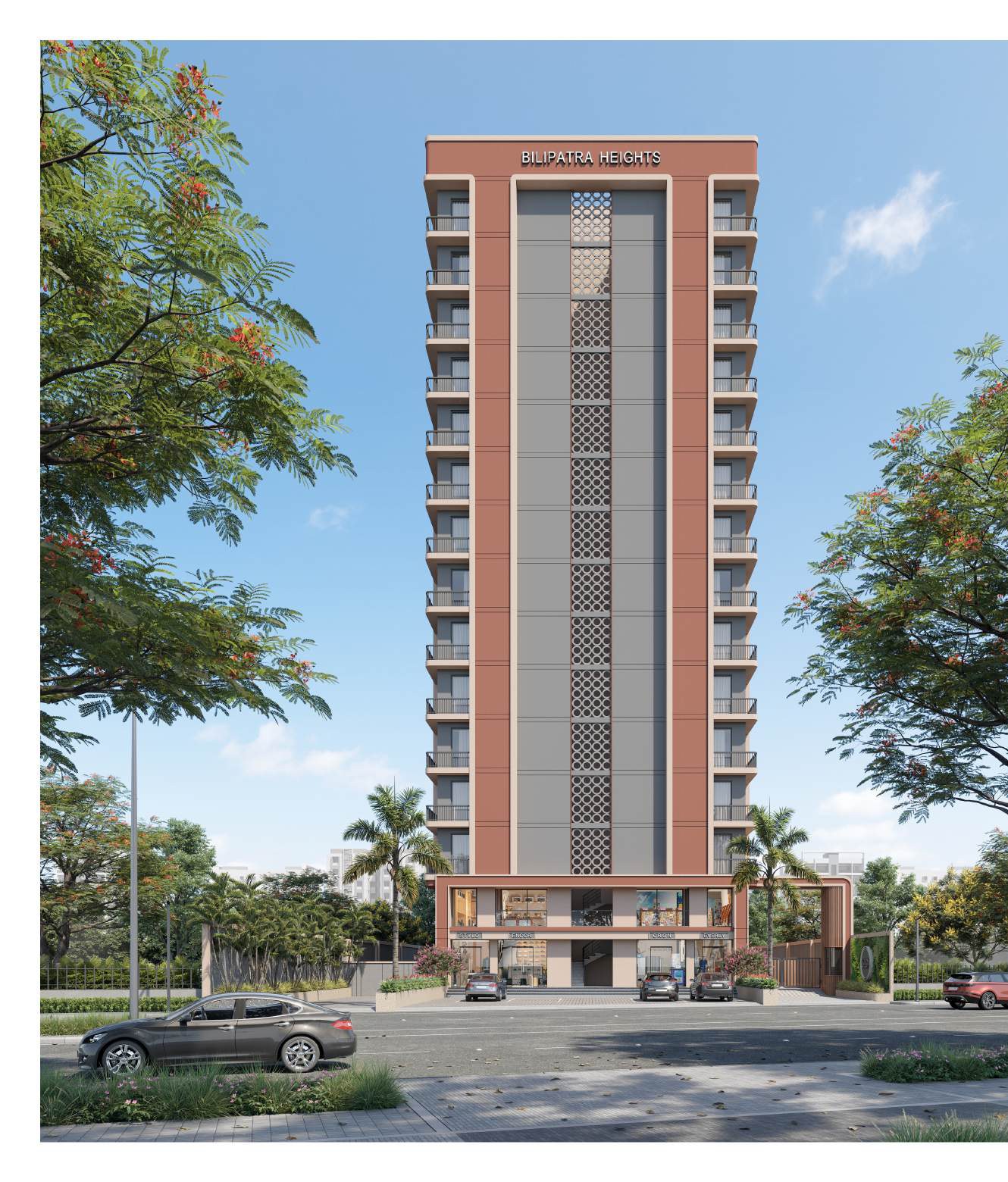 Bilipatra Heights tower elevation